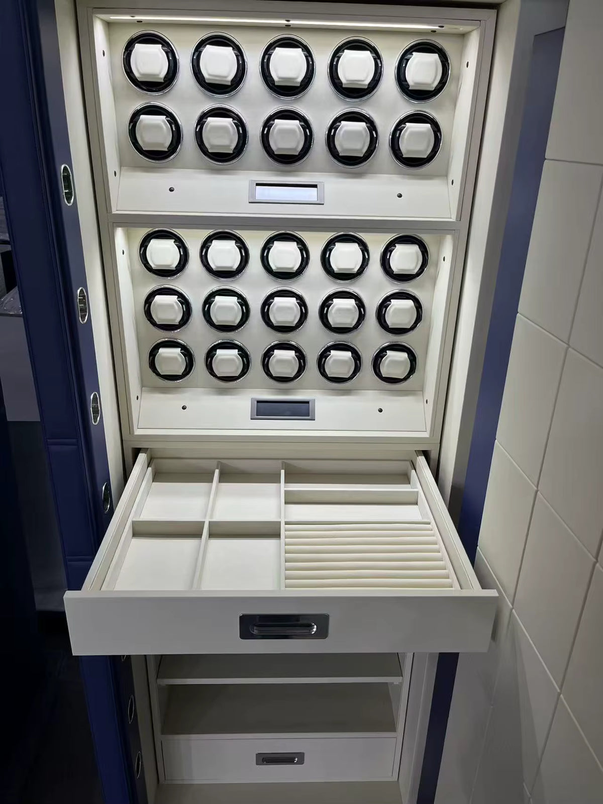 Password lock and shake meter